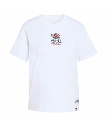 T-shirt blanc adidas Mini Emb Femme