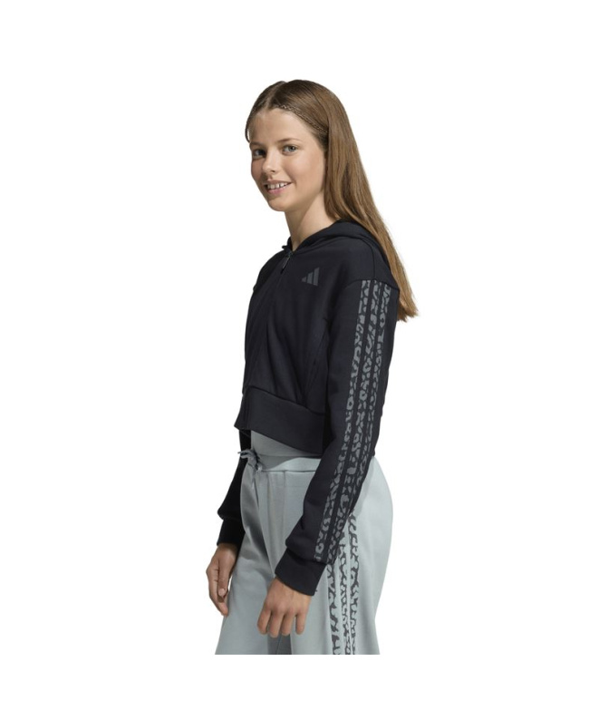 Veste adidas Jg An 3 Stripes Ft Fz Fille ,...