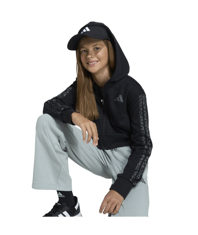 Veste adidas Jg An 3 Stripes Ft Fz Fille ,...
