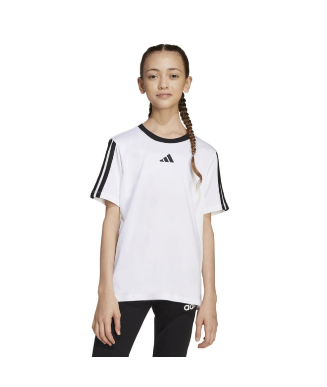 Camiseta adidas Jg 3 Bandas Bf Niña Blanco/Negro