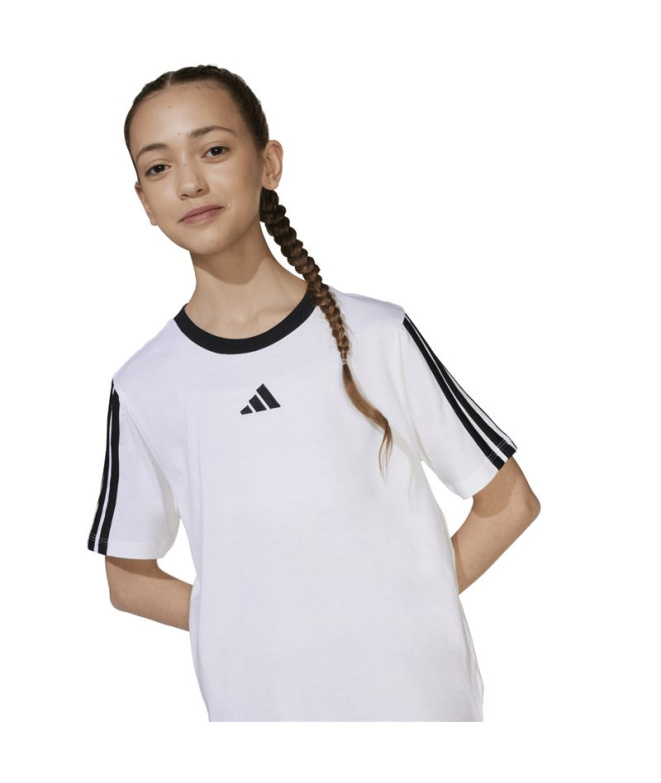 Camiseta adidas Jg 3 Bandas Bf Niña Blanco/Negro