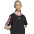 Camiseta adidas Jg 3 Bandas Bf Niña Negro/Fusros