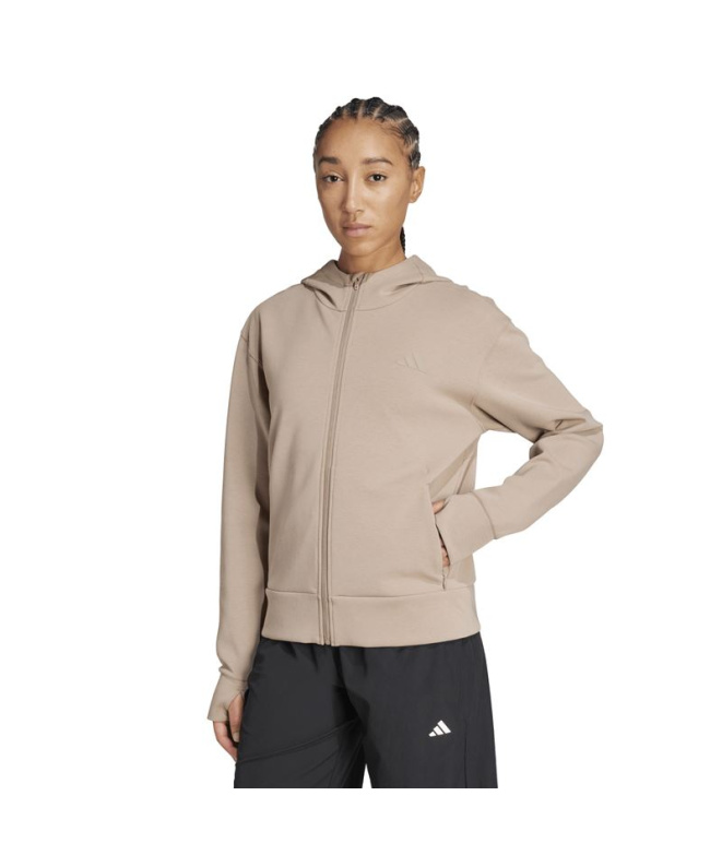 Moletom Mulher adidas D4T Fz Hoodie para...