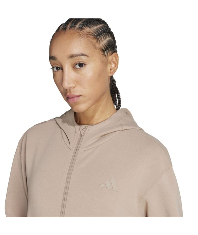 Moletom Mulher adidas D4T Fz Hoodie para...