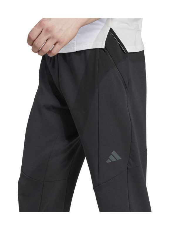 Calça Fitness Homem adidas D4T Knit preta