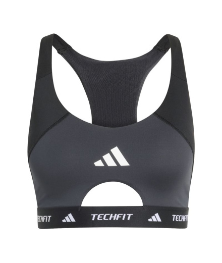 Sutiã esportivo Mulher adidas TF CB Ms Fitness preto/carbono