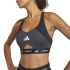 Sutiã esportivo Mulher adidas TF CB Ms Fitness preto/carbono