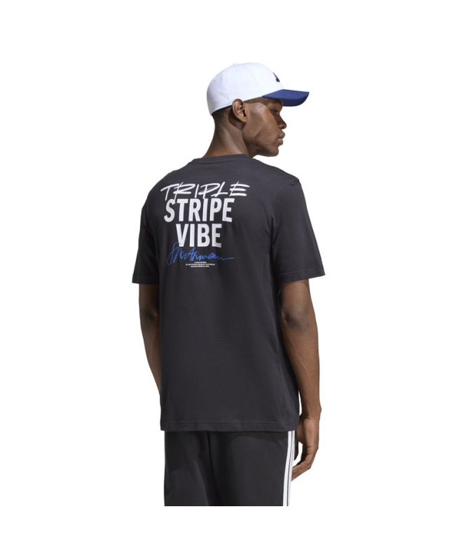 Camiseta preta Homem adidas Bold Tsv