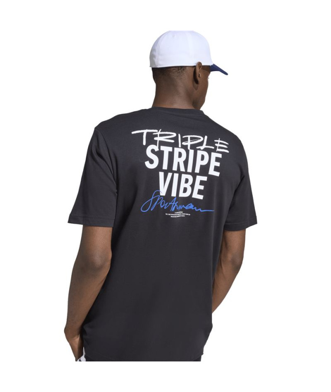 Camiseta preta Homem adidas Bold Tsv