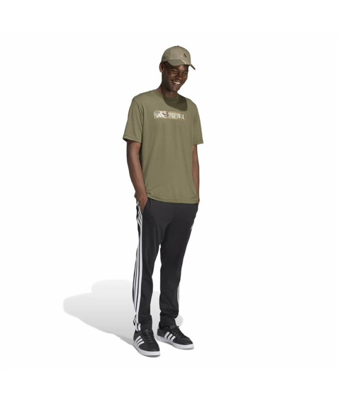 T-shirt adidas Camo Linear Cl Homme Estoli