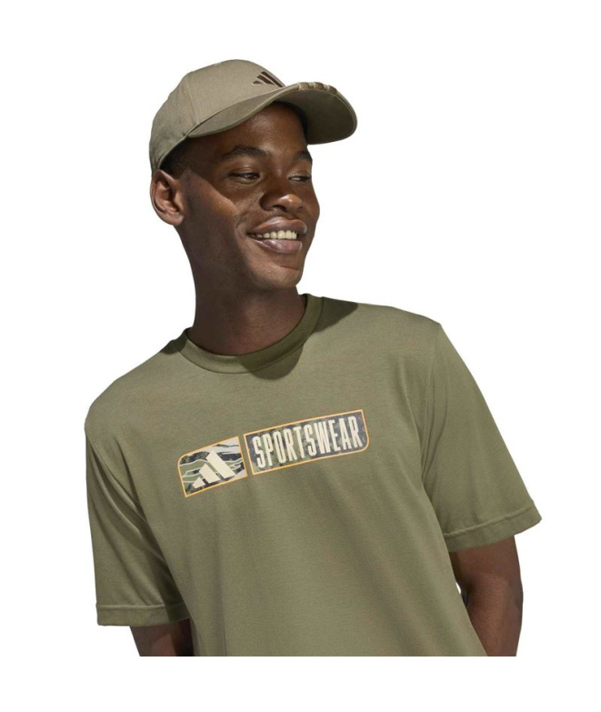 T-shirt adidas Camo Linear Cl Homme Estoli