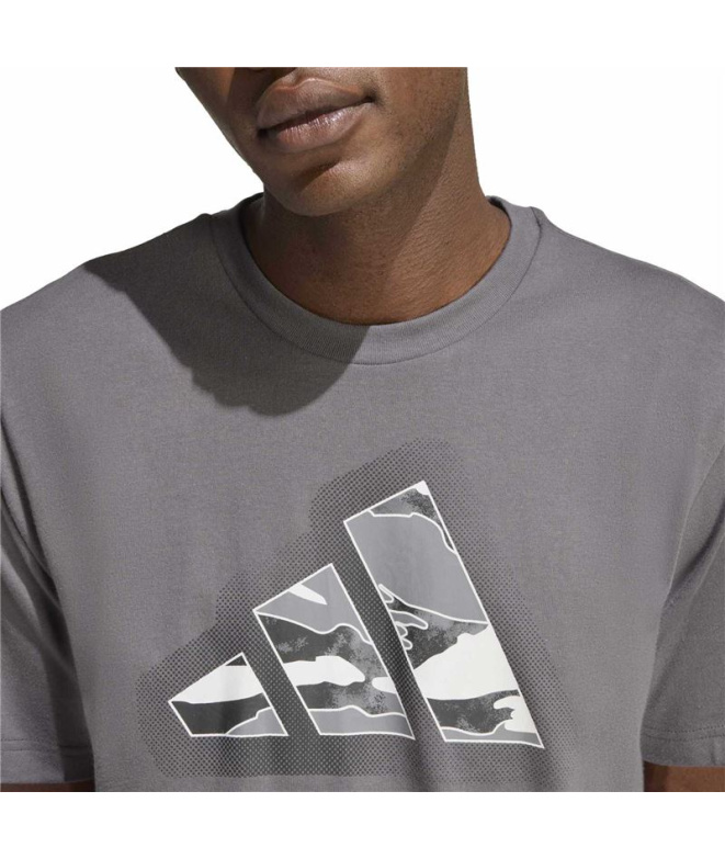 Camiseta adidas Camo Mod L Homem Gricin