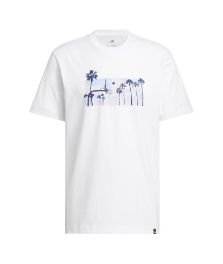T-shirt blanc adidas Photorl Crt Homme
