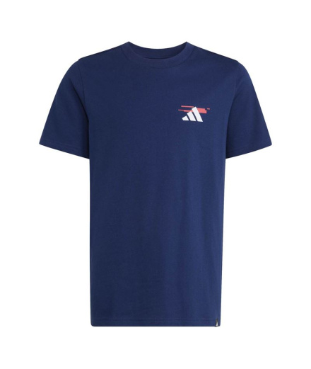 Camiseta Infantil adidas Game 2 azul escuro
