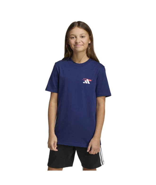T-shirt Enfant adidas Game 2 bleu foncé