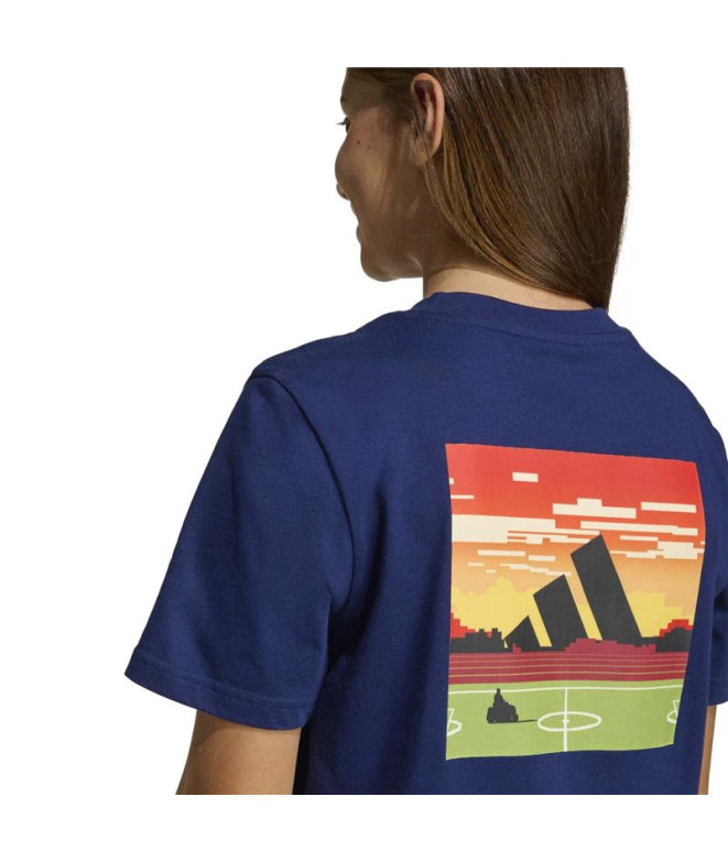 T-shirt Enfant adidas Game 2 bleu foncé