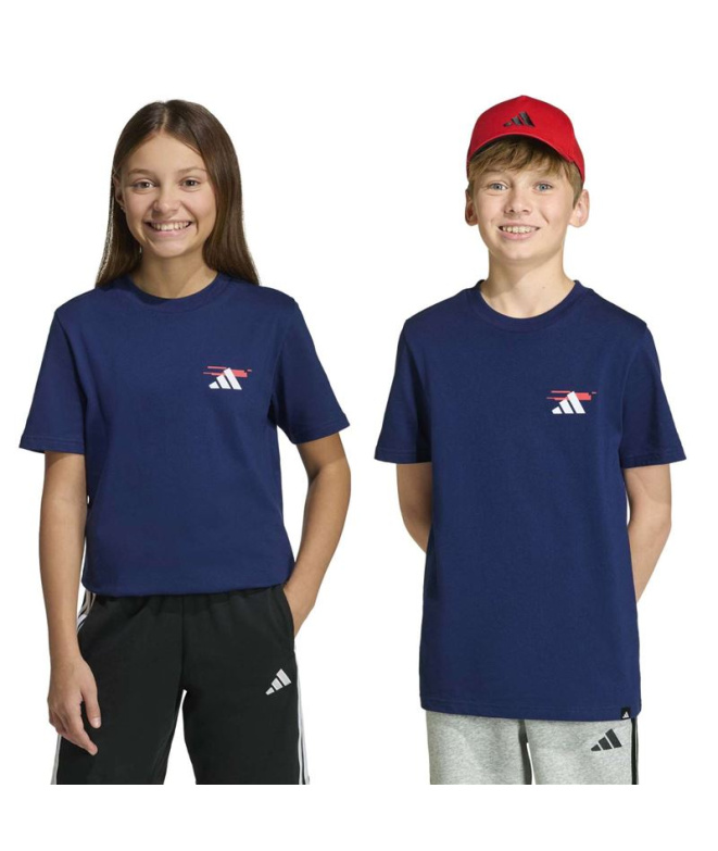 T-shirt Enfant adidas Game 2 bleu foncé