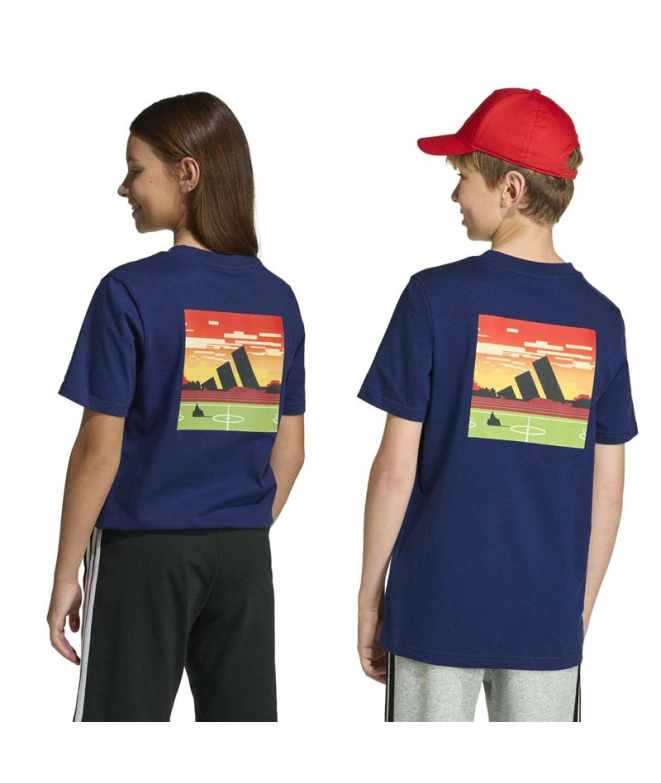 T-shirt Enfant adidas Game 2 bleu foncé