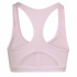 Brassiere de sport Fitness adidas Ess 3Stripes Femme rose/blanc