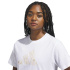 T-shirt blanc adidas Shl Femme avec grand logo