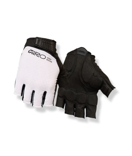 Luvas ciclismo Giro Bravo II Gel brancas