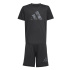 Set Fato de treino Fitness Infantil adidas Tr-Es Pr, preto