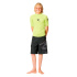Lycra Rip Curl Waves UPF Manga Curta - Menino - Menino Limão