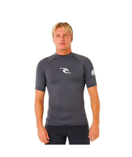 Licra Rip Curl Waves Upf Perf S/S Hombre Gris carbón