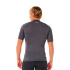 T- Rip Curl Waves UPF Perf manches courtes en lycra Homme gris anthracite