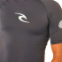 Rip Curl Waves UPF Perf S/S Lycra Homem Cinza Carvão