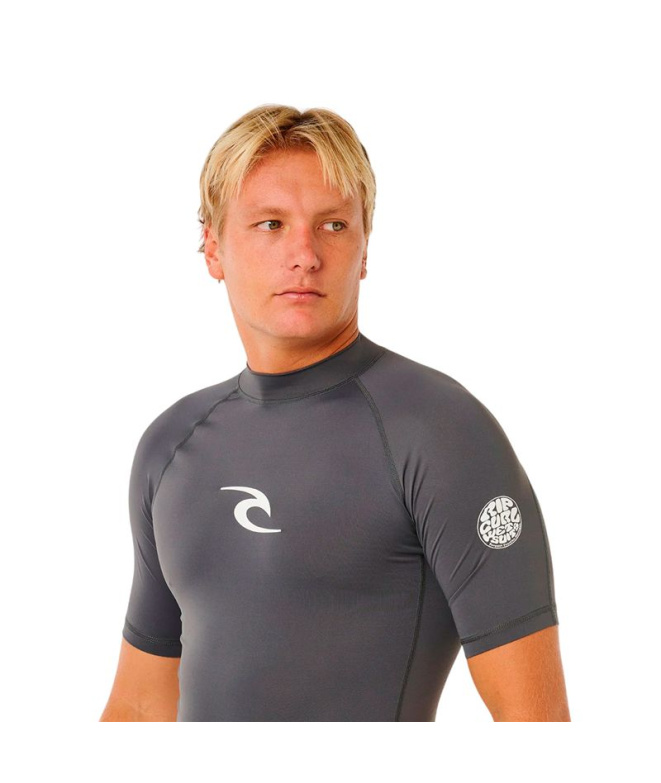 Licra Rip Curl Waves Upf Perf S/S Hombre Gris...