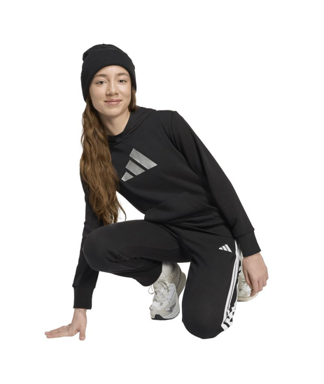 Sweat adidas Jg Glam HD Fille noir