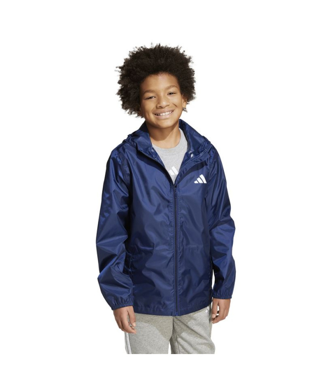 Cortavientos adidas Rain Infantil Azul Oscuro