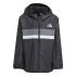 Jaqueta corta-vento Infantil adidas Lk Tiberio preta