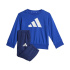 Survêtement adidas Big Logo Ft Jog 240 Enfant , bleu/blanc