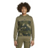 Sweat Enfant adidas Camo FL HD vert foncé