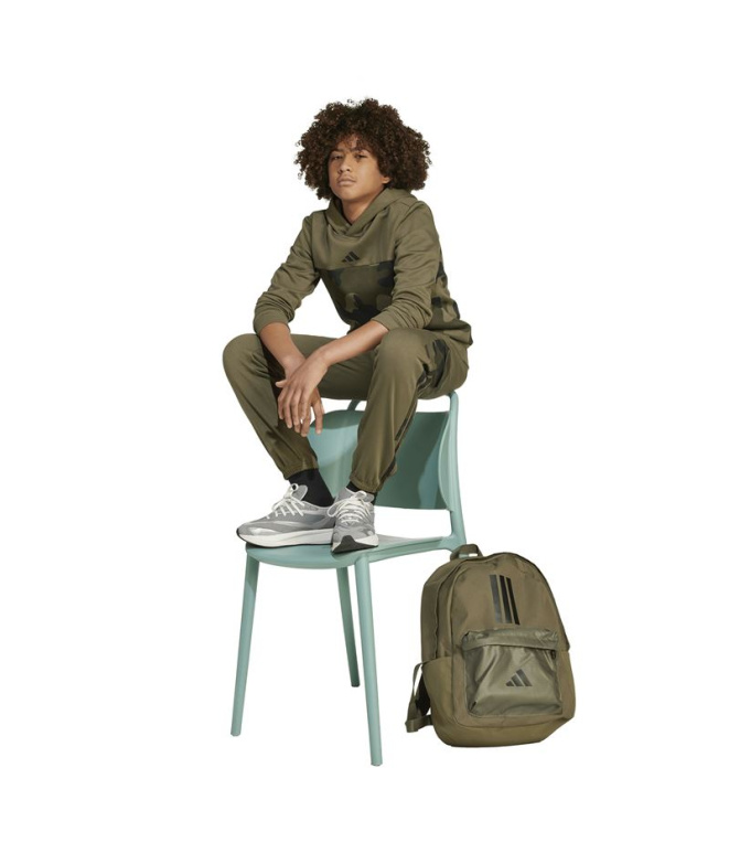 Moletom Infantil adidas Camo FL HD verde escuro