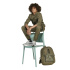 Sweat Enfant adidas Camo FL HD vert foncé