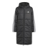 Abrigo adidas Long Coat Infantil Negro / Blanco