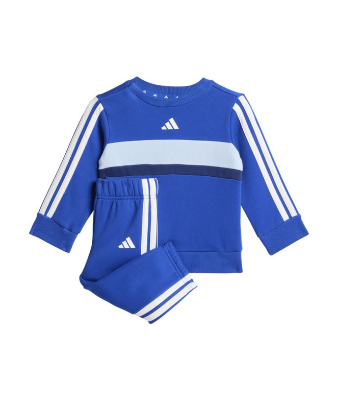 adidas Conjunto 3-Stripes Tib Fl Set Bebês Azul...