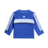 adidas Conjunto 3-Stripes Tib Fl Set Bebês Azul Escuro/Branco