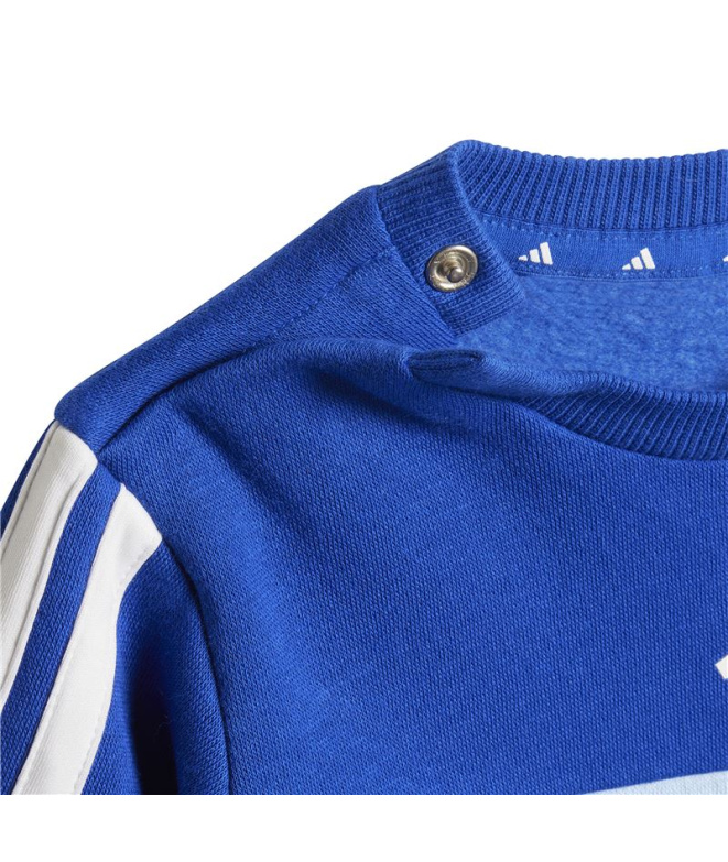adidas Conjunto 3-Stripes Tib Fl Set Bebês Azul...