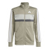 Conjunto de treino adidas 3-Stripes Tiberio Ts Infantil Guipla/Cinza/Grimet/Branco