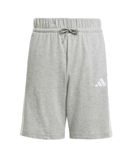 Calça Infantil adidas 3 Stripes Kn Sh 210, cor bege/branca