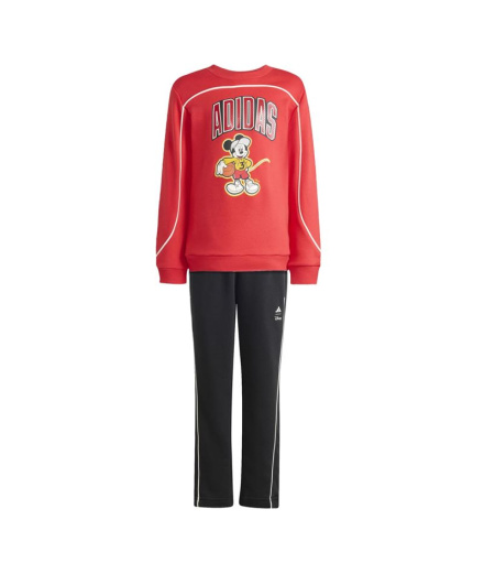 Chándal adidas Lk Dy Mm Jog Infantil Granate/Blanco