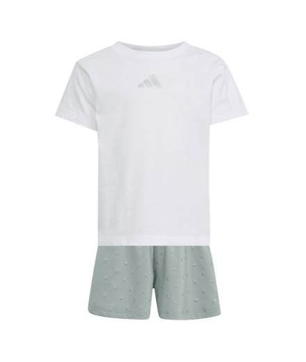 Set Conjunto Lg Glam Infantil Branco adidas Plamet