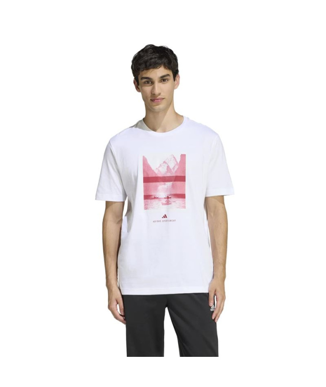 T-shirt blanc adidas Out Kayak Homme
