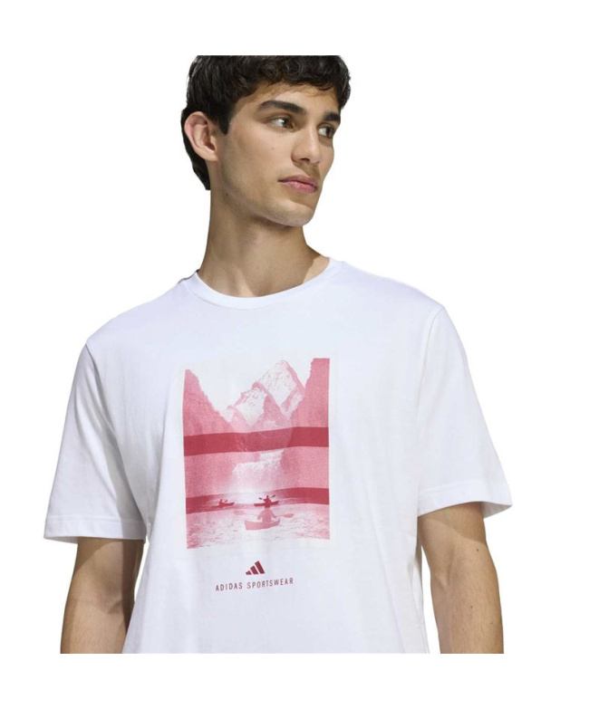 T-shirt blanc adidas Out Kayak Homme