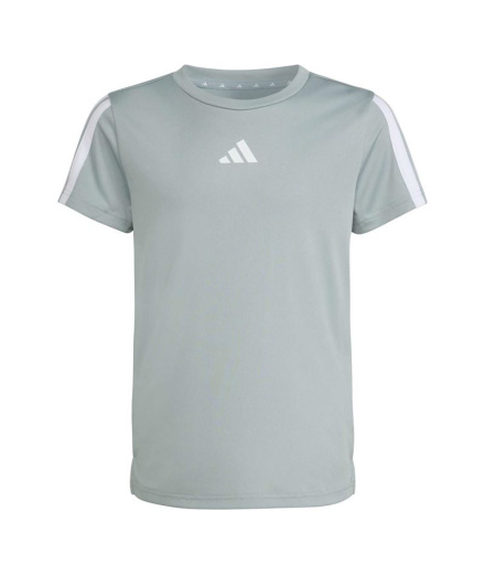 T-shirt Fitness adidas Jg Tr-Es 3Stripes Fille Sama/Blanc