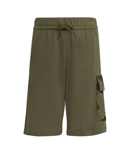 Calça Infantil adidas Camo Ft Short Estoli/Preto